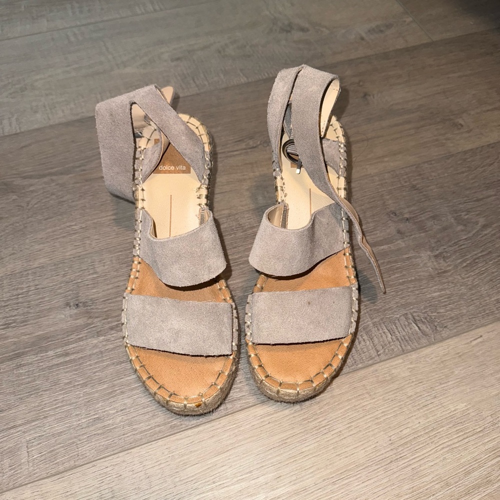 Dolce Vita wedges - grey suede